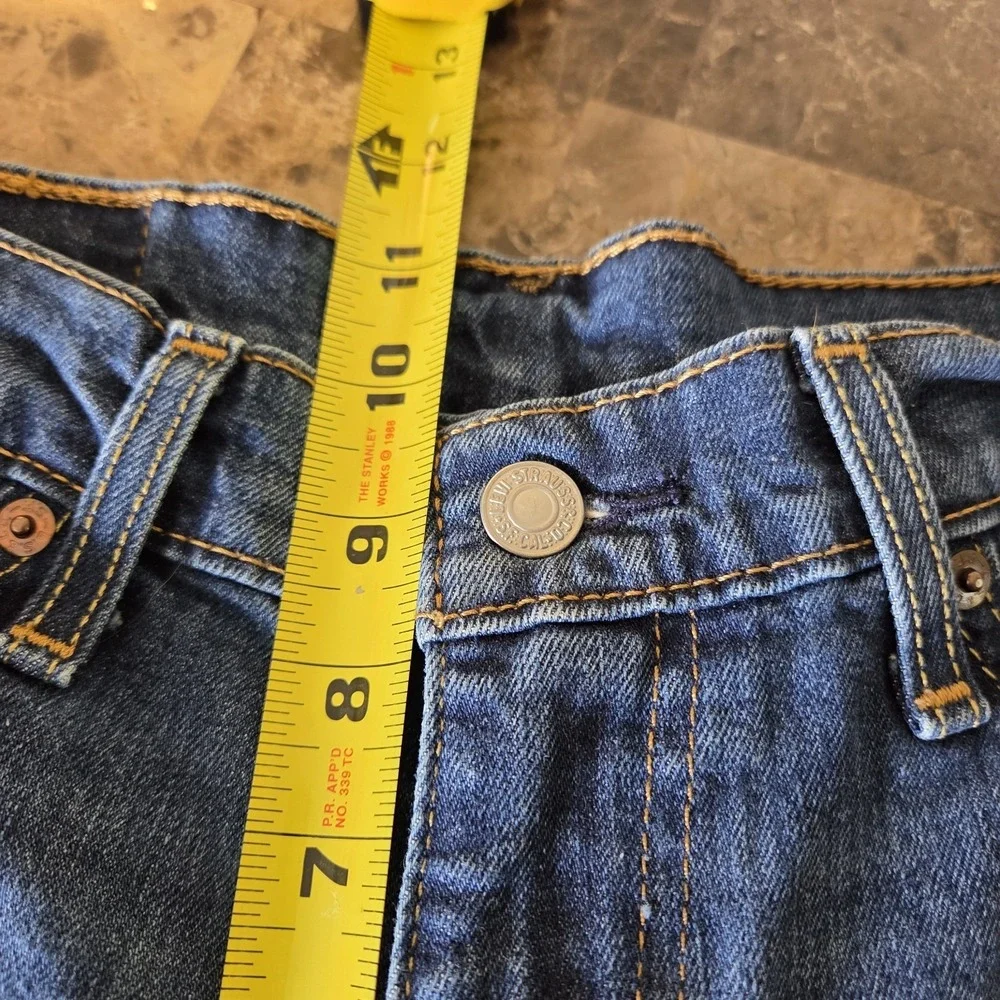 Levi's 511 sz 30x30 (act ins 29) med wash jeans casual classic everyday‎ denim